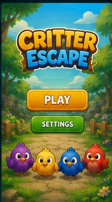 Critter Escape forest menu